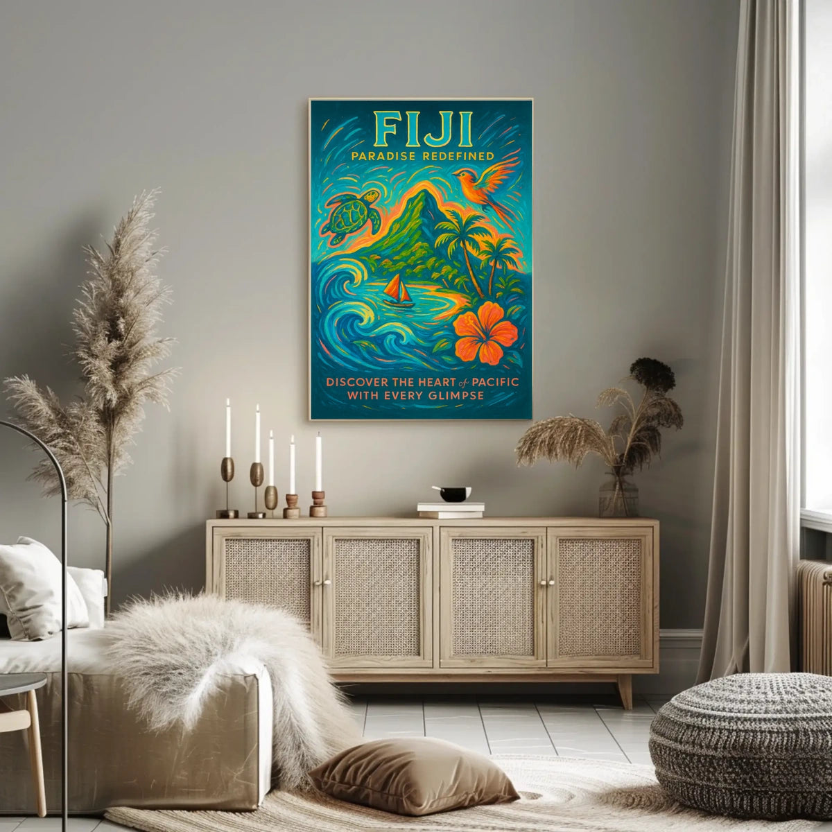 Fiji Paradise Redefined Poster