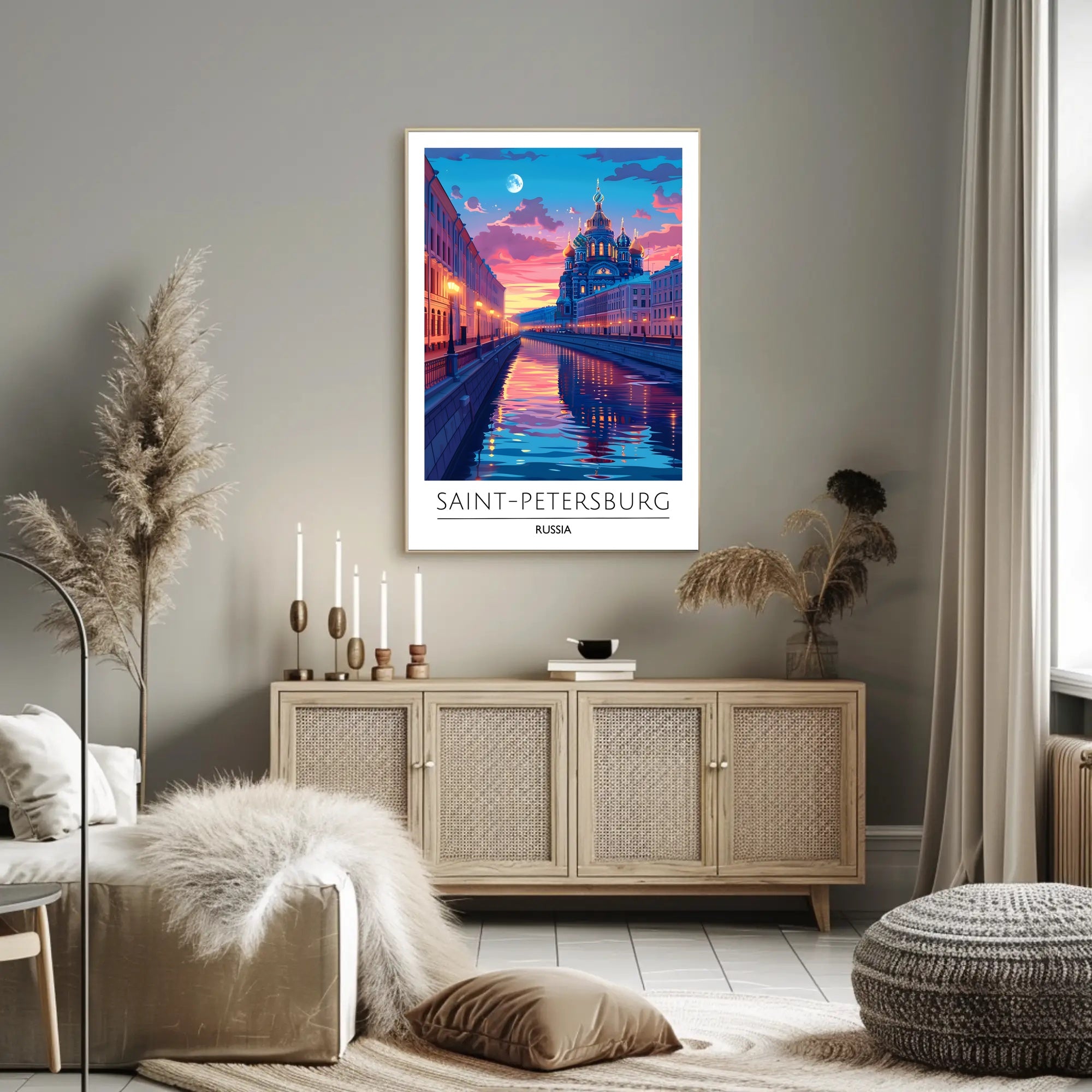 Saint Petersburg Cathedral Poster