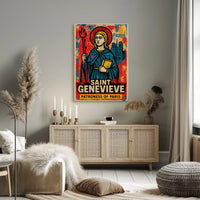 Saint Genevieve Patroness Of Paris Poster