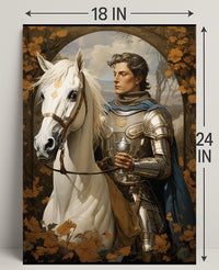 The Knight And His Steed Poster
