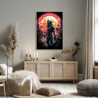 Futuristic Oasis Poster
