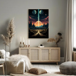 Cosmic Landscape Poster