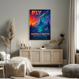 Experience the Unreal: Gates of the Arctic National Park Poster