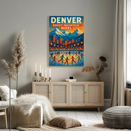 Denver Rocky Mountain Noel Poster
