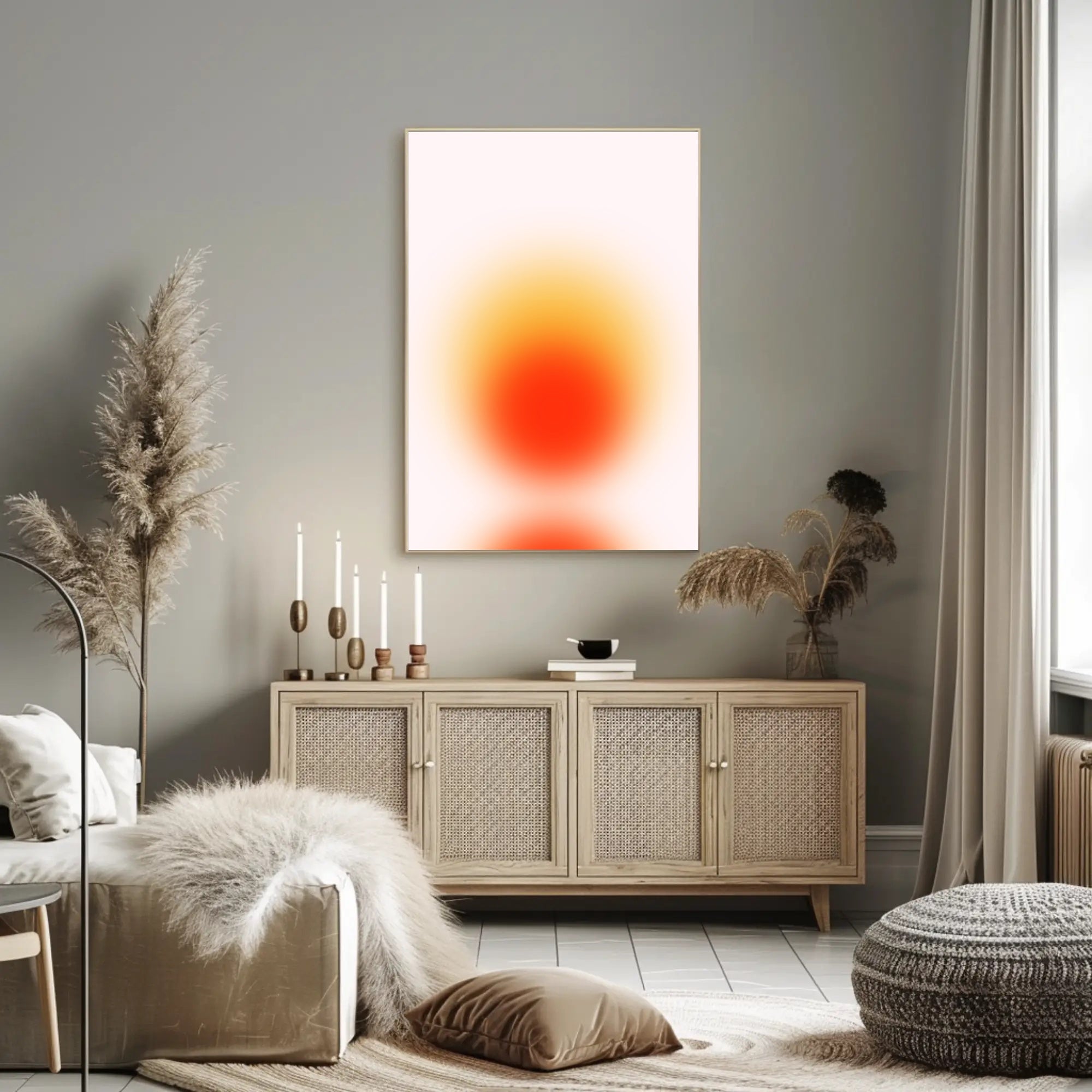 Radiant Orb Abstract Art Print - Abstract or Artistic Poster PosterGoat