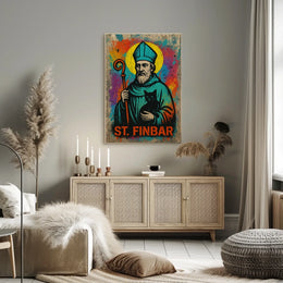 St. Finbar Street Art Poster