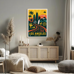 Los Angeles City of Dreams Poster PosterGoat