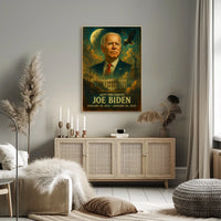 Joe Biden Portrait Neoclassical Realism Patriotic Poster