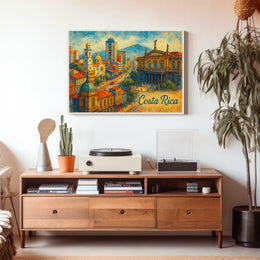 Costa Rica Cityscape Poster