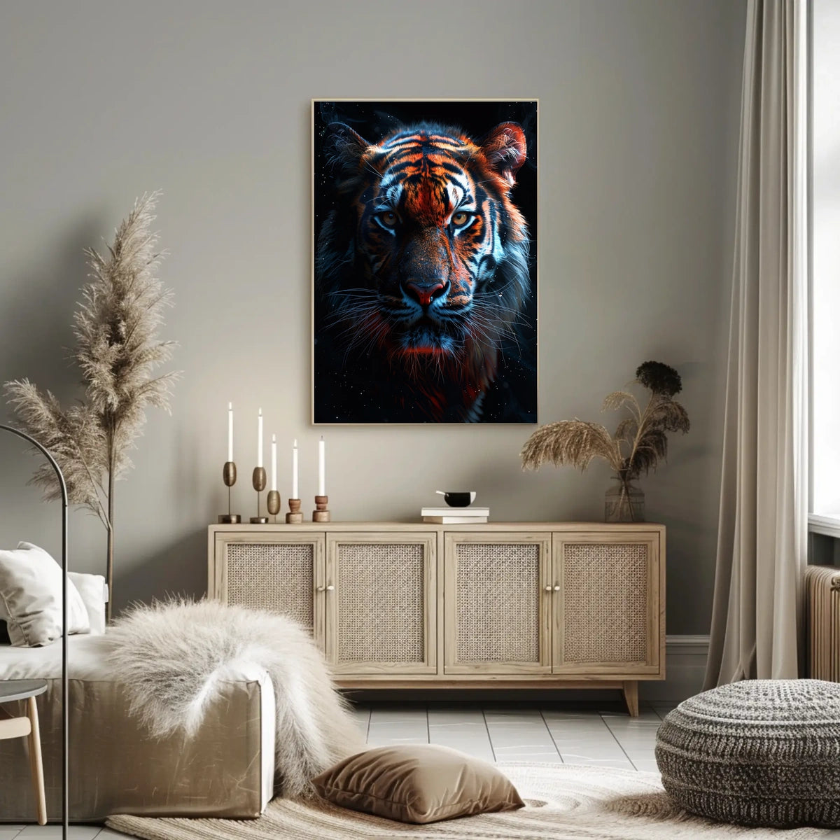 Majestic Tiger Portrait Poster