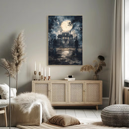 Haunted Mansion Under The Moon Poster