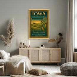Iowa Heartland Of America Poster