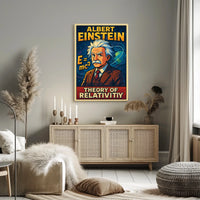 Albert Einstein Theory Of Relativity Poster