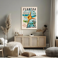 Florida Scenic South Railway Promotion Poster