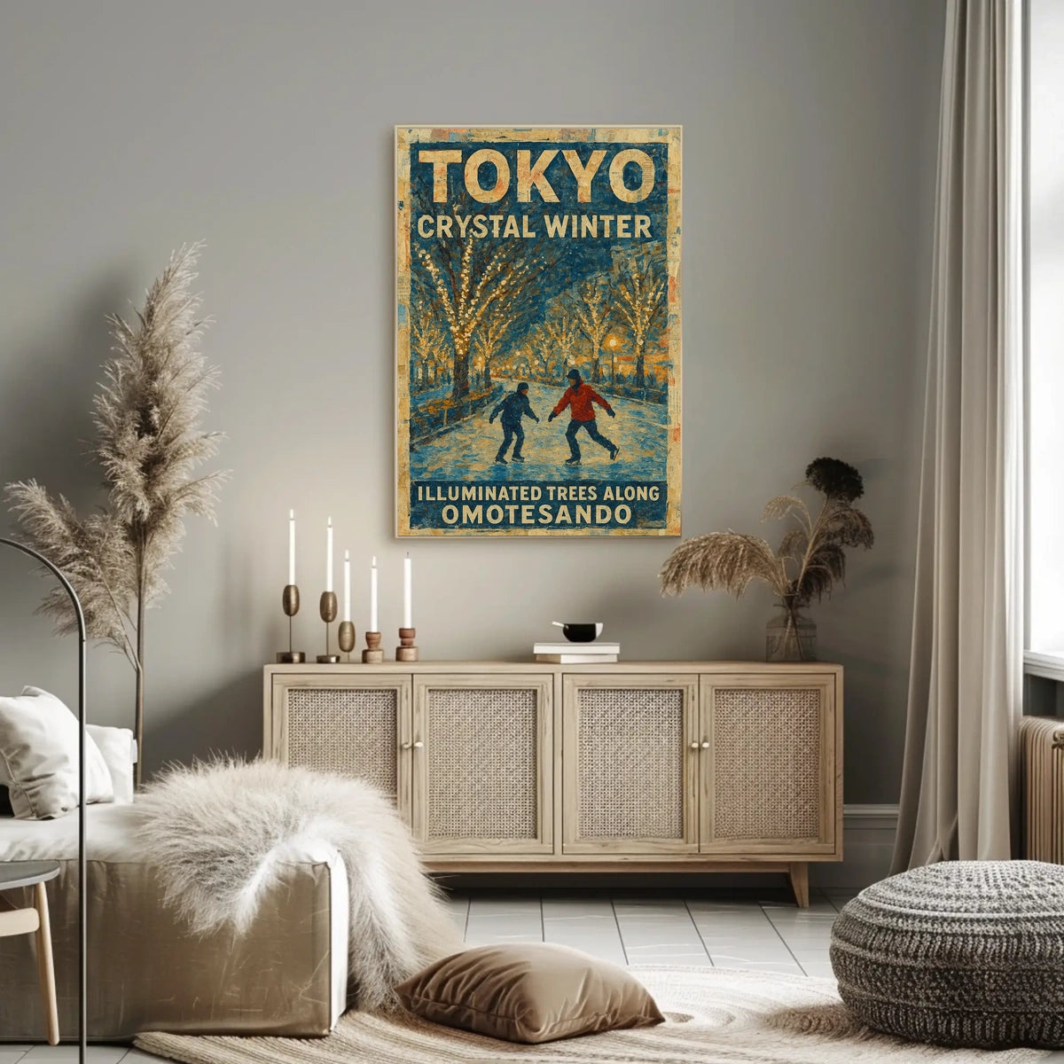 Tokyo Crystal Winter Poster