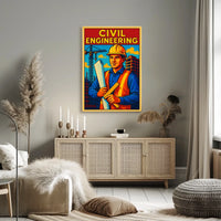 Civil Engineering Vision Poster