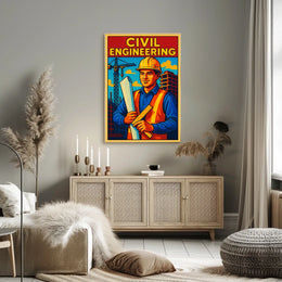 Civil Engineering Vision Poster