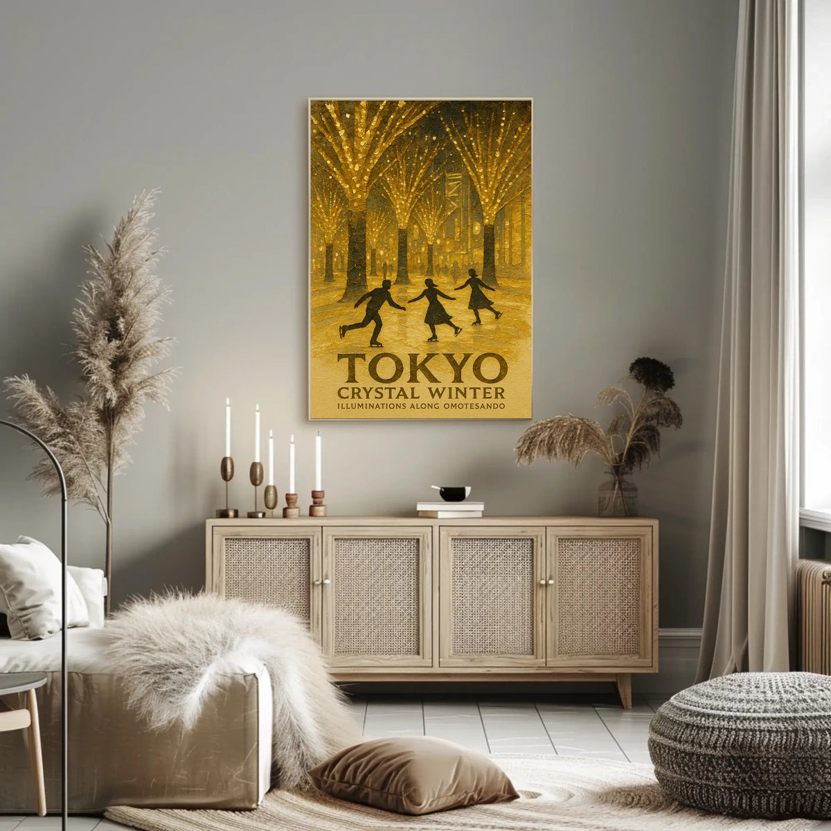 Tokyo Crystal Winter Poster