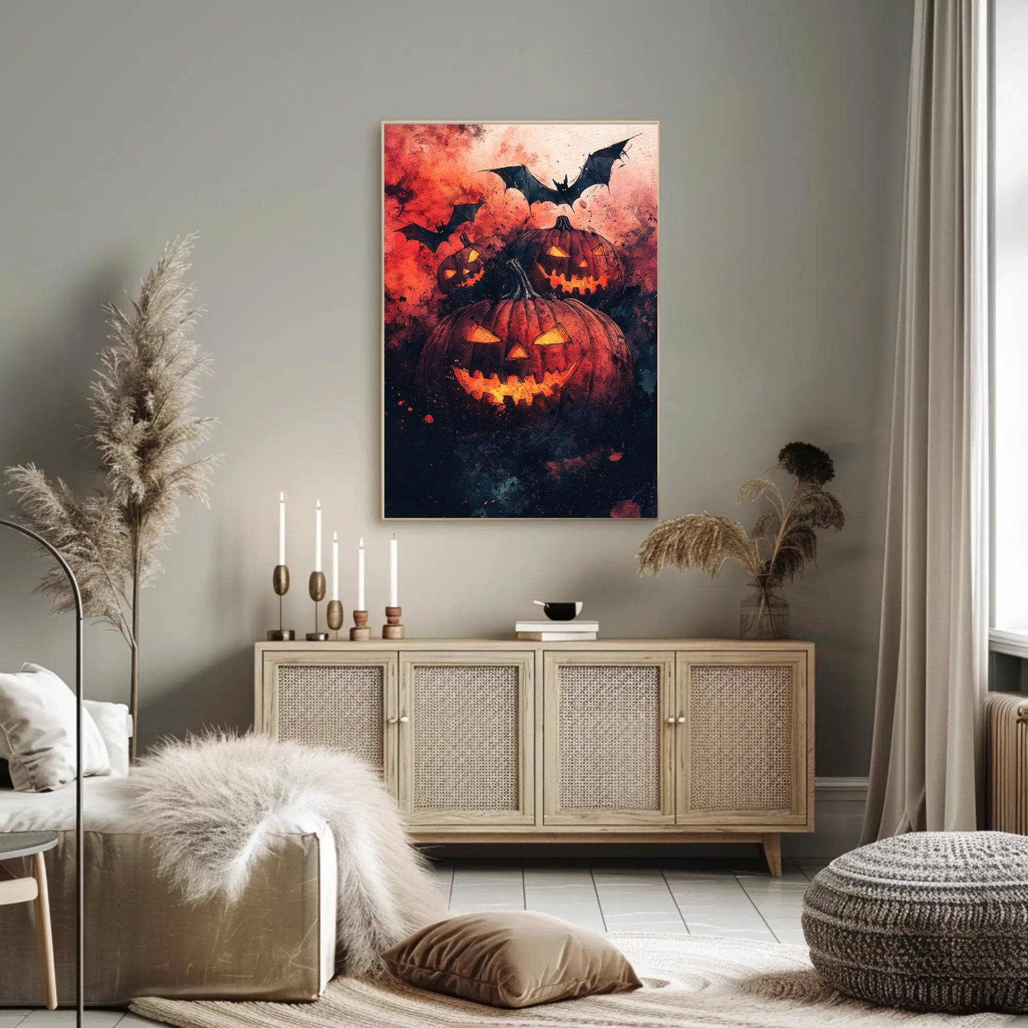 Haunted Halloween Night Poster
