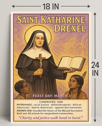 Saint Katharine Drexel Poster PosterGoat