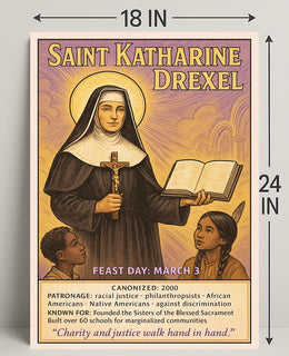 Saint Katharine Drexel Poster PosterGoat