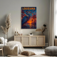 Louisiana Wildlife Poster