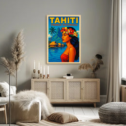 Tahiti French Polynesia Poster