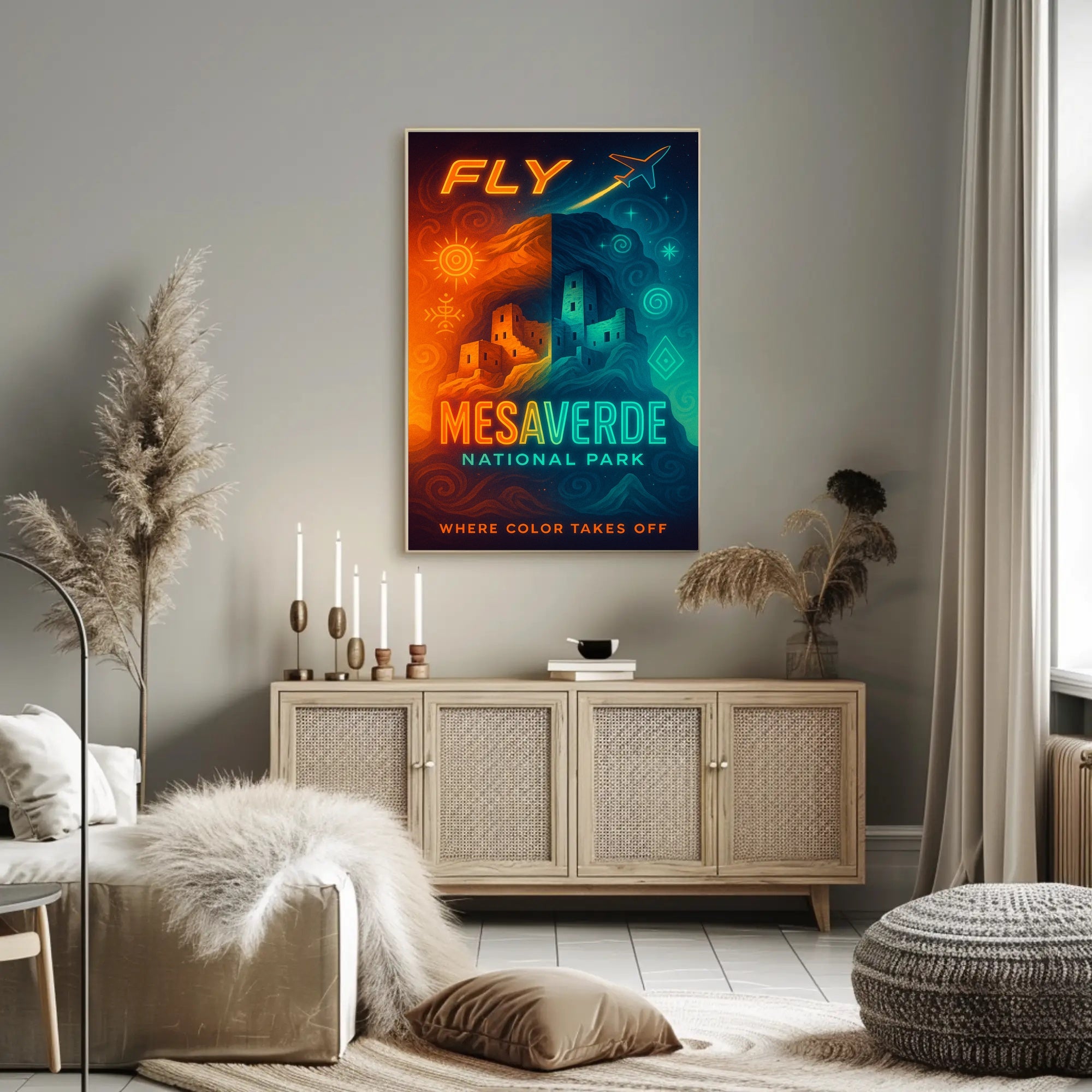 Fly to Mesa Verde National Park Poster