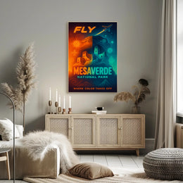 Fly to Mesa Verde National Park Poster