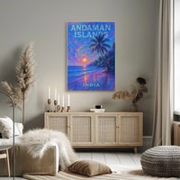 Andaman Islands Sunset Poster