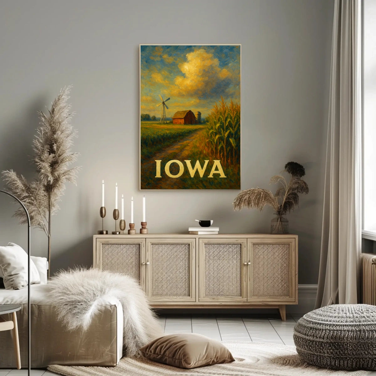 Iowa Landscape Poster