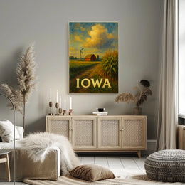 Iowa Landscape Poster