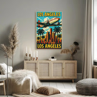Los Angeles Travel Poster PosterGoat