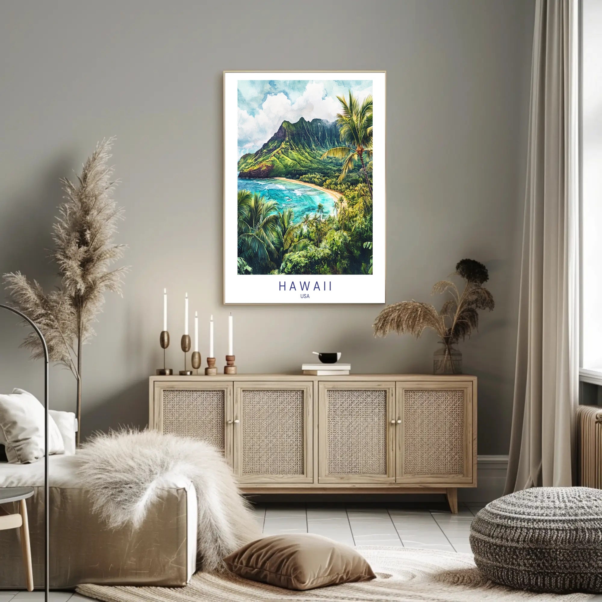 Tropical Paradise of Hawaii Poster PosterGoat
