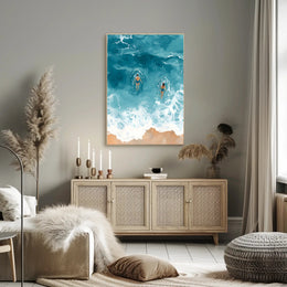 Ocean Serenity Poster Coastal Wall Art Print