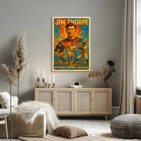 Celebrating Jim Thorpe A Multisport Legend Poster