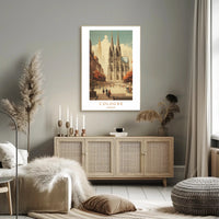 Cologne Cathedral in Autumn Poster PosterGoat