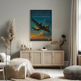 Boeing B-17 Flying Fortress Poster