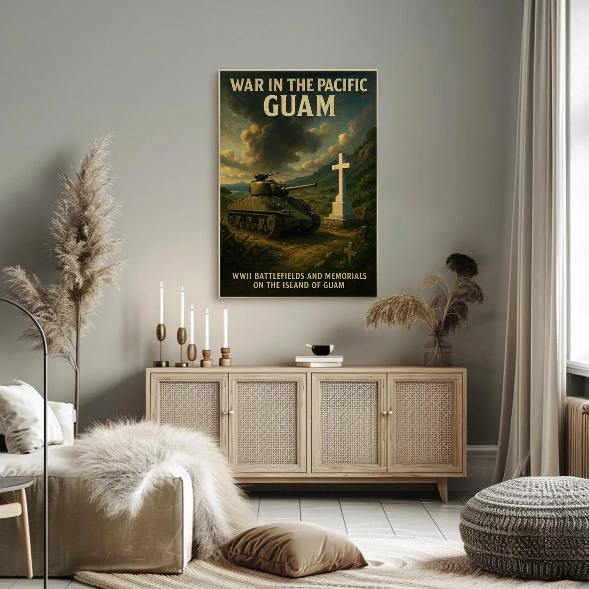 War In The Pacific Guam Poster