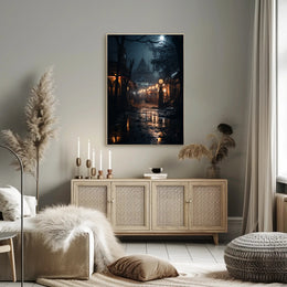 Enchanted Nightscape Poster
