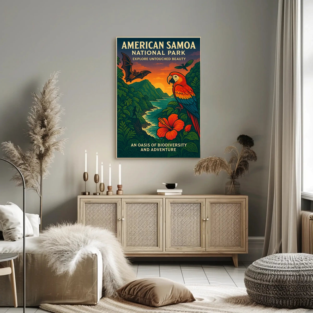 American Samoa's Pristine Beauty National Park Poster