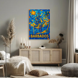 Vibrant Barbados Poster
