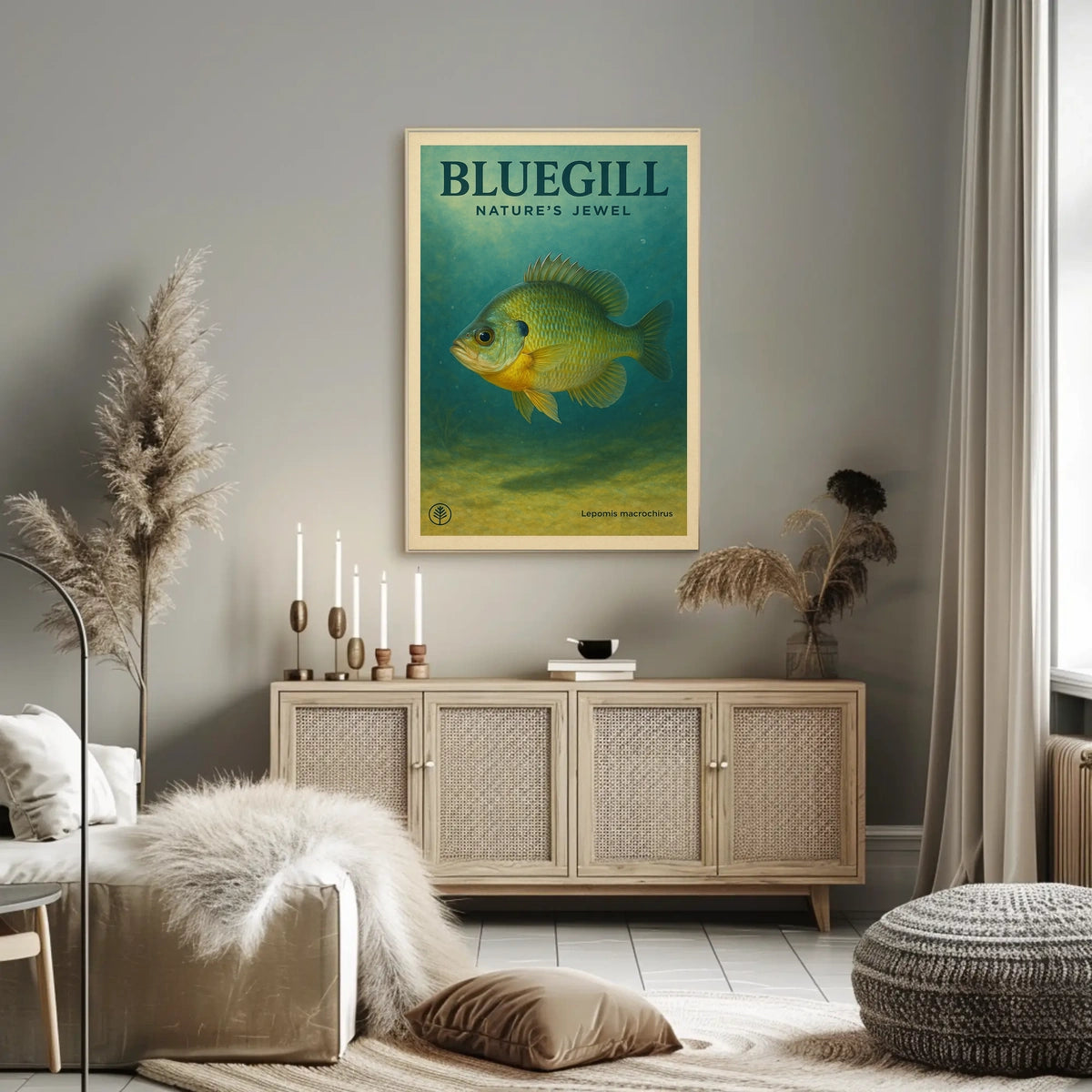 Bluegill NatureS Jewel Poster