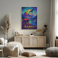 Banff Wilderness Dreamscape: Surreal Nature Art Poster
