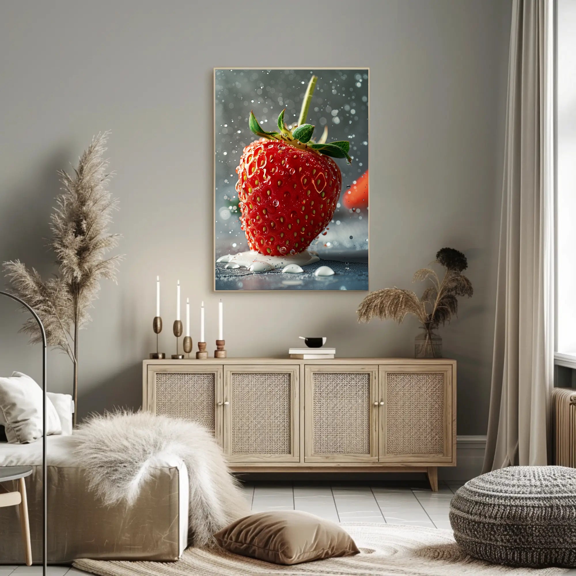 Juicy Strawberry Delight Poster PosterGoat