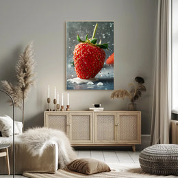 Juicy Strawberry Delight Poster PosterGoat