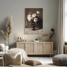 Elegant Floral Still Life Poster