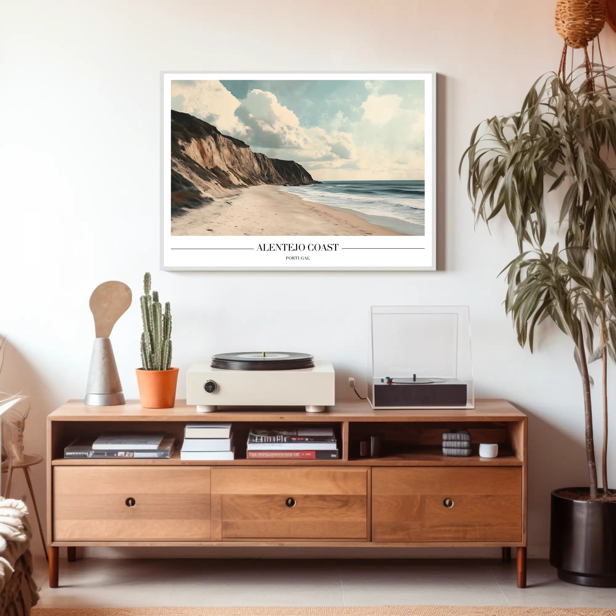Serene Alentejo Coast Travel Poster