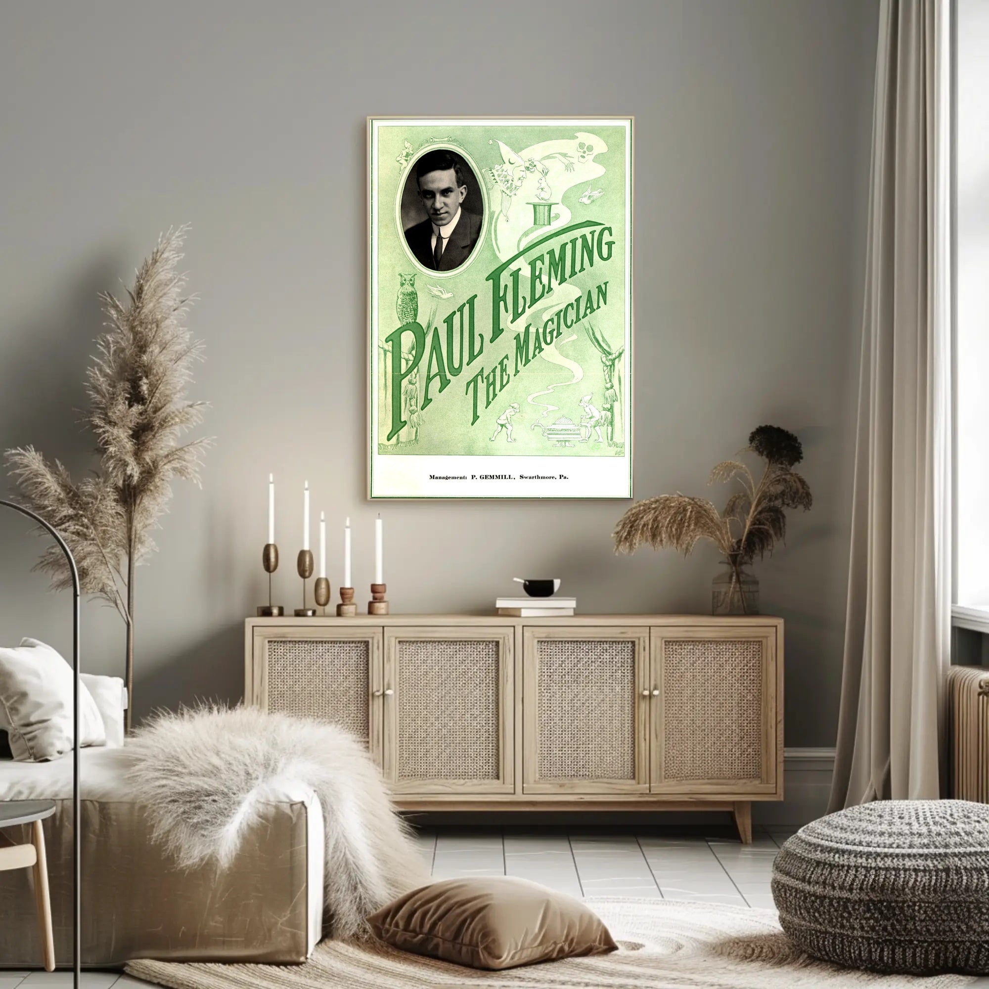 Paul Fleming Vintage Magic Poster - Abstract, Artistic Poster