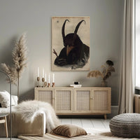 Surreal Anthropomorphic Creature Fantasy Art Poster PosterGoat